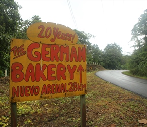 German Bakery, our destination