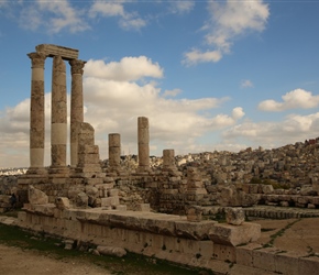 Roman temple of Hercules in the centre