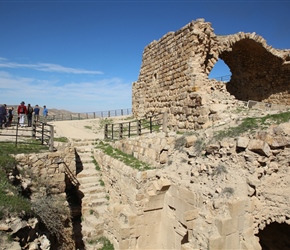 Surviving arch at Kerak Castle