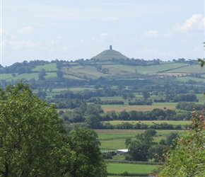 Heading to Glastonbury Tor from Wells