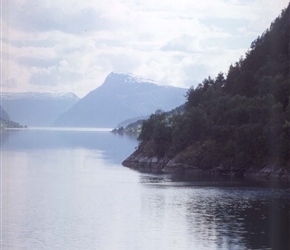 Along Lusterfjorden
