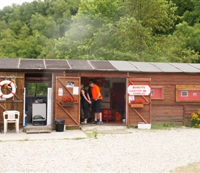 Snack shack at Mont Castre
