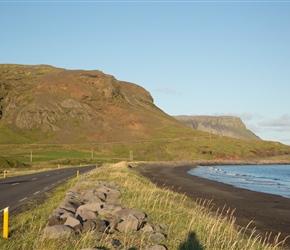 In the early morning sunshine, Ólafsvík beach was a lovely sight