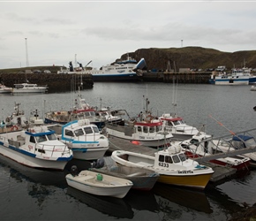 To get to the Wester Fjords, we needed a ferry, docked and ready in Stykkishólmur