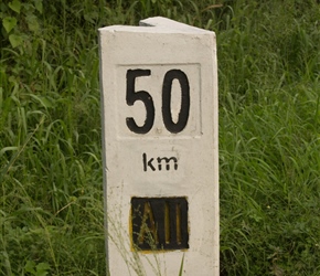 50km marker on the A11