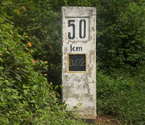 Another 50km sign to add to the collection