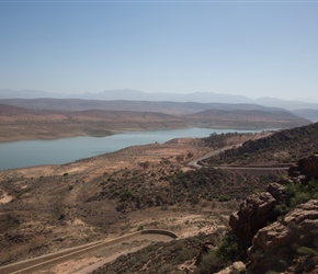 Youssef Ibn Tachfin Dam taken from the viewpoint
