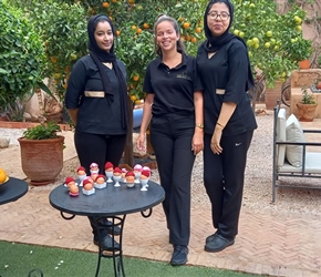 Ladies at the Riad (Tracey)