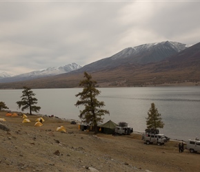 Our campsie by Lake Khoton