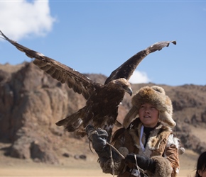 The Eagle Huntress was a film that came out in 2016. As a result this 14 year old was the centre of much attention