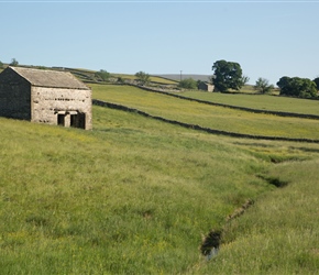 Stone barn and farmstead