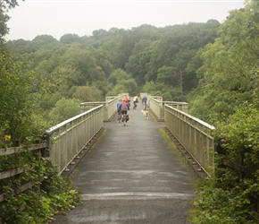 Across Gem Bridge across the walkham Valley. This cost £2 million and was the major investment as the original viaduct had been demolished