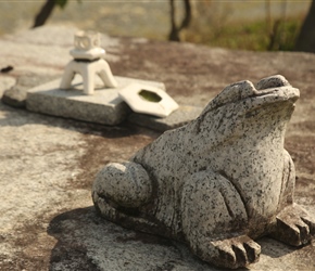 The Japanese are very fond of small scultures, frequently associated with Buddhist offerings