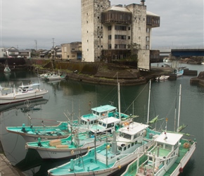 Fishing boats in one of several harbours in Muroto