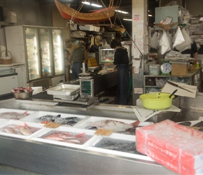 Fish shop in Muroto