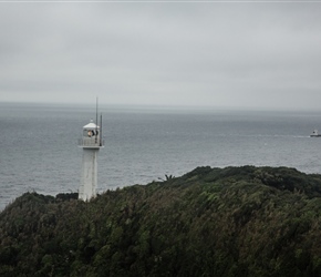 Lighthouse from Cape Ashizuri. You could access this from the viewpoint with panoramic views