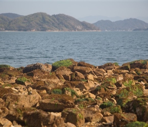 Shoreline on Omishima Island