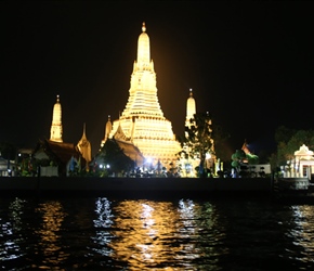 Temple from evening River Cruise