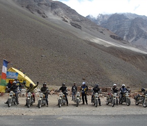 Motorcyclists also enjoyed the Manali to Leh ride