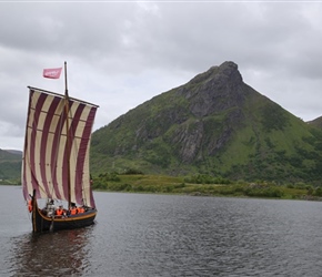 Viking Boat at Lofotr Museum