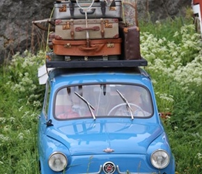 Ready for a holiday, Fiat at Stamsund