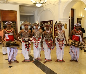 Kandian dancers at Queen Victoria Hotel