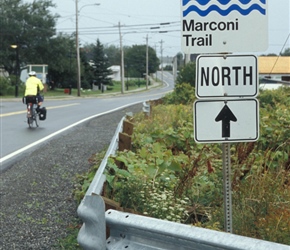 Another of the Nova Scotia marked trails, in this case The Marconi Trail