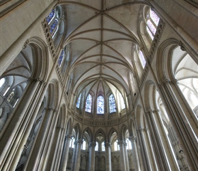 Inside Coutances Cathedral