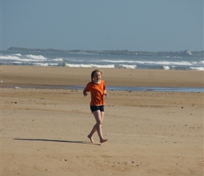 Louise at Alnmouth